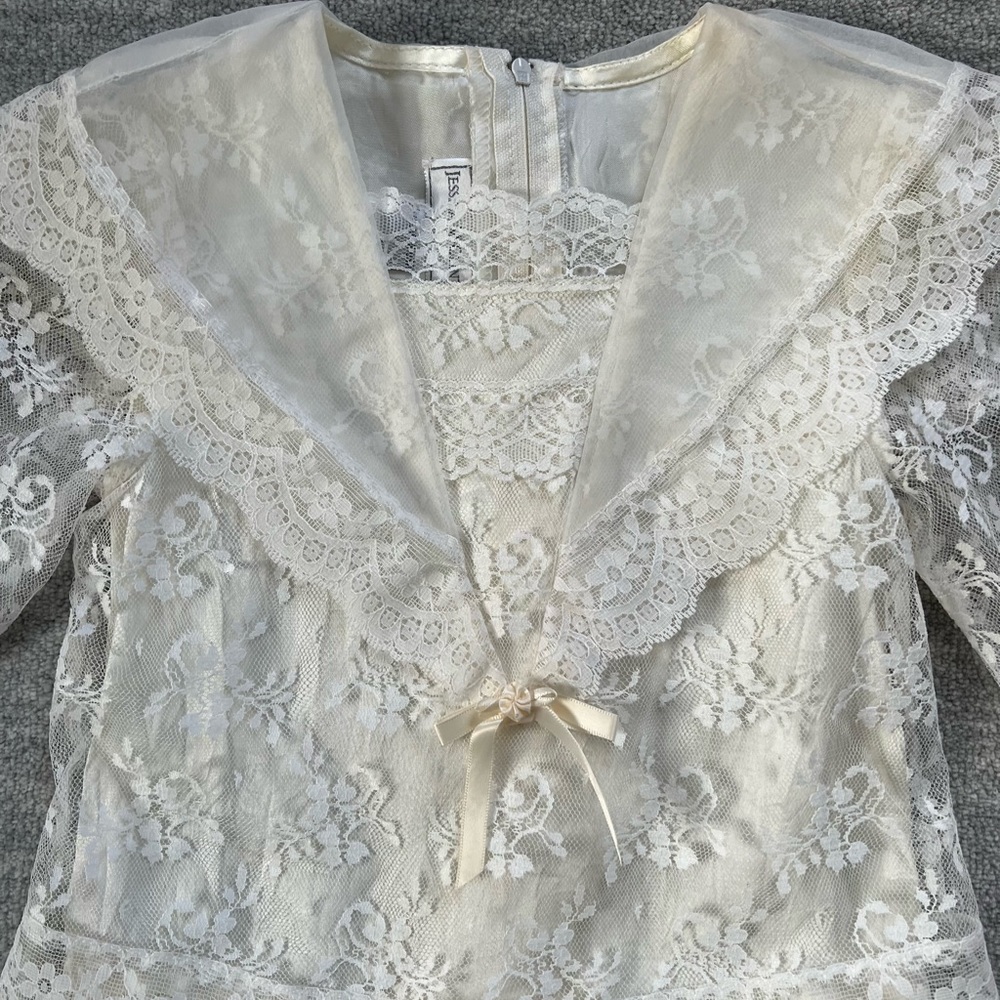 Jessica McClintock Bridal Lace Dress - Picture 3 of 5